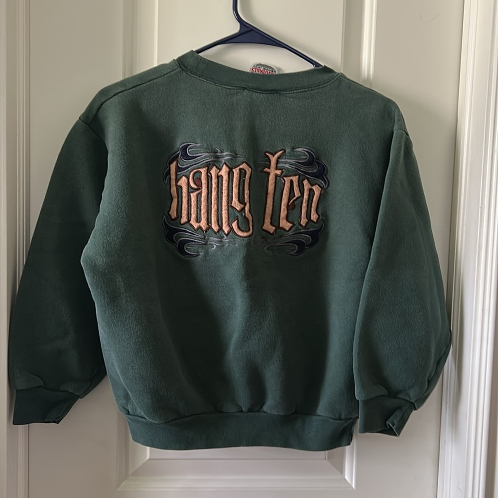 Vintage Green Kids Sweatshirt